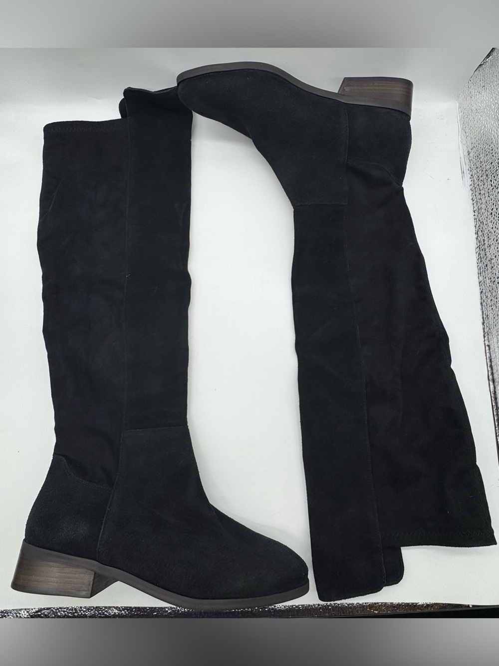 Lucky Brand Calypso Over the Knee Boots, Black